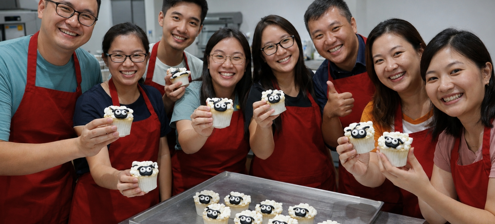Halal culinary workshop participants