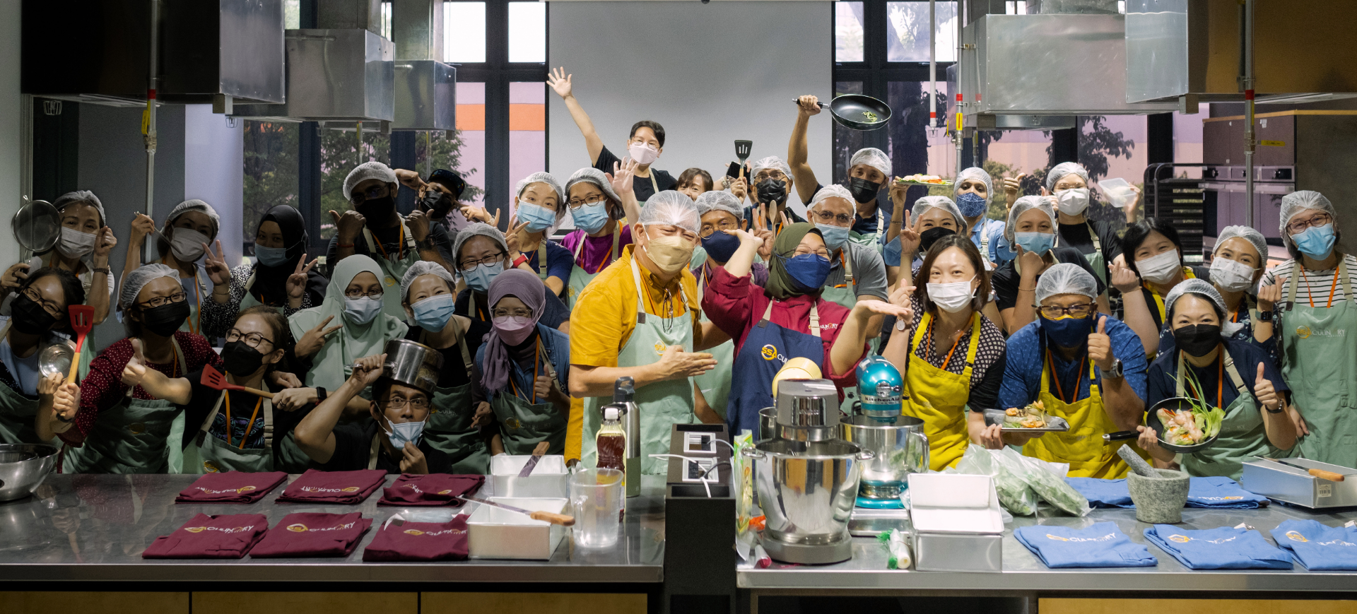 Halal culinary workshop participants